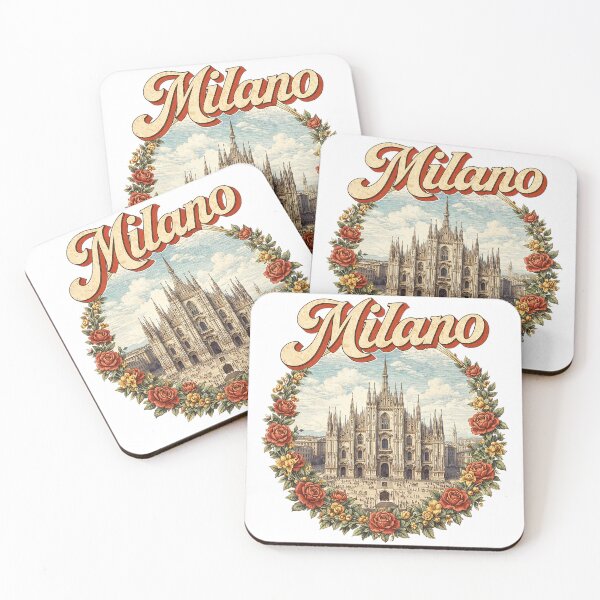 Item preview, Milan: Vintage Milano Italy Duomo Floral Frame designed and sold by Ericscorner128.