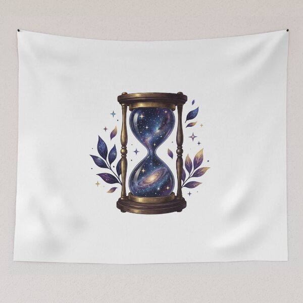 Item preview, Mystical Galaxy Hourglass Celestial Magic designed and sold by ilyasartist.