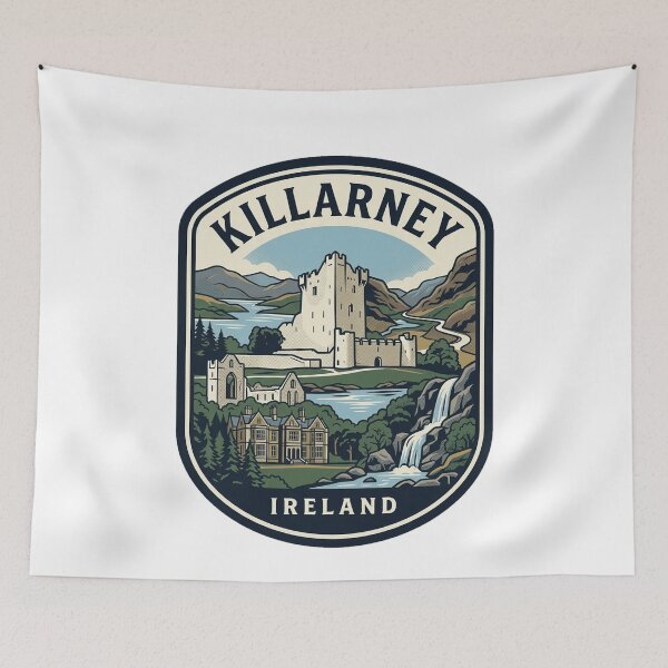Item preview, Killarney Ireland Vintage Travel Emblem designed and sold by k3rstman1.