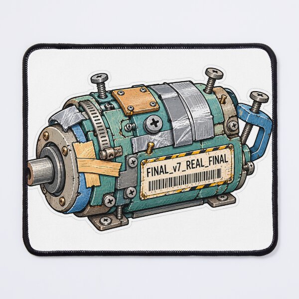 Item preview, Final v7 Real Final – Engineering Version Control designed and sold by ChicClicker.