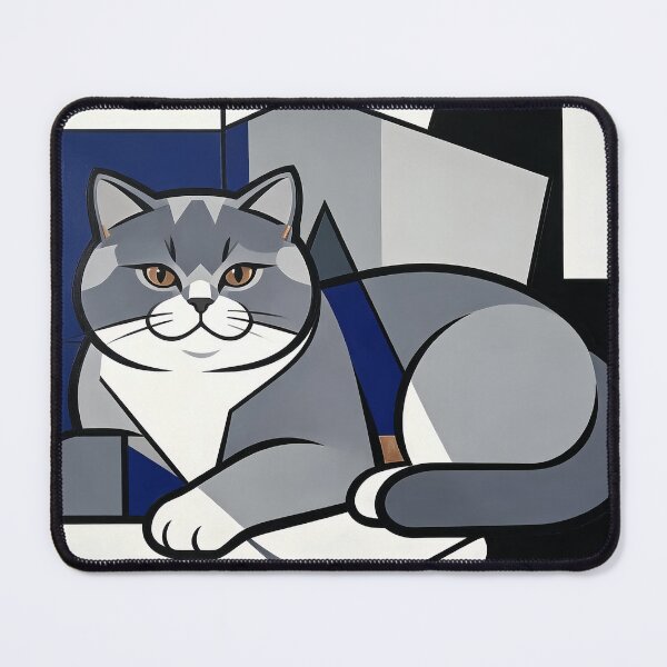 Item preview, cubist animal artwork designed and sold by forget45studio.