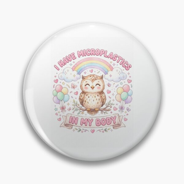 Item preview, Owl I have microplastics in my body microplastic funny gag adult humor novelty meme memes pet christmas birthday designed and sold by CheeseBlueprint.