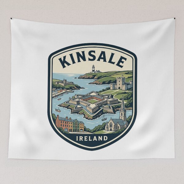 Item preview, Kinsale Ireland Vintage Travel Emblem designed and sold by k3rstman1.