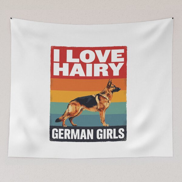 Item preview,       i love hairy german girls designed and sold by beoldfashioned.