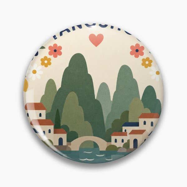 Item preview, Yangshuo China Travel Souvenir Modern Folk Art designed and sold by VisualArtsOasis.