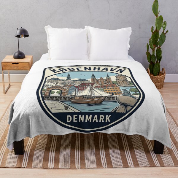 Item preview, Kobenhavn Denmark Vintage Travel Emblem designed and sold by k3rstman1.