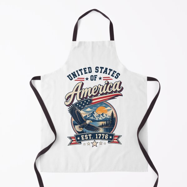 Item preview, American Eagle USA Patriotic – Vintage Bald Eagle Mountain Flag designed and sold by Ayden World.