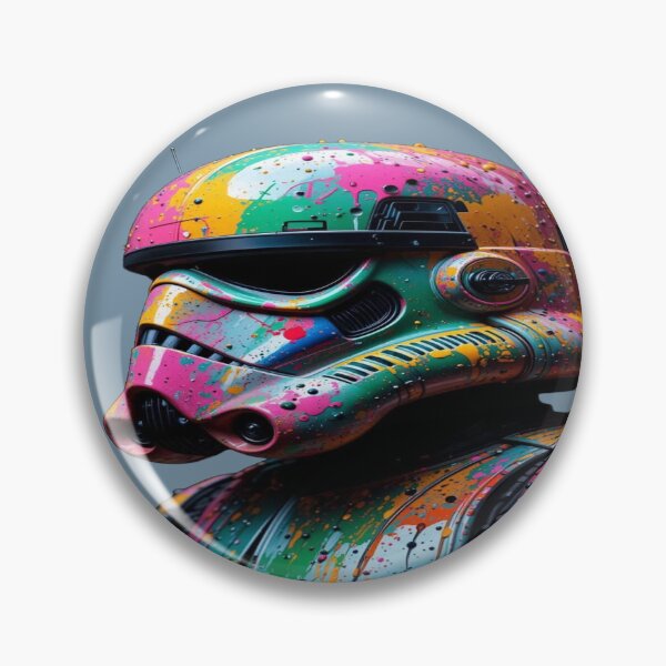 Aperçu de l'œuvre Splash Cyber Helmet – Futuristic Street créée et vendue par RAYBIL.