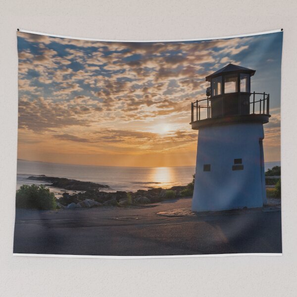 Item preview, Lighthouse at Sunrise, Ogunquit designed and sold by Gerard Fornarotto.