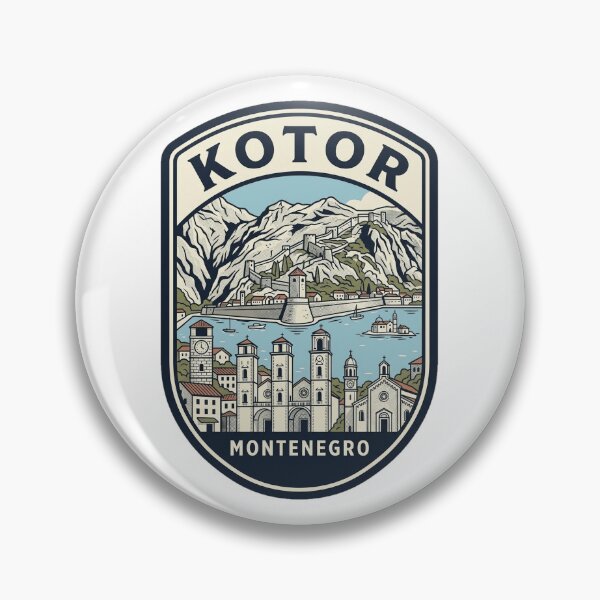 Item preview, Kotor Montenegro Vintage Travel Badge designed and sold by k3rstman1.