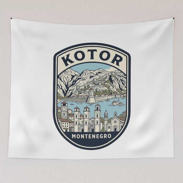 Item preview, Kotor Montenegro Vintage Travel Badge designed and sold by k3rstman1.