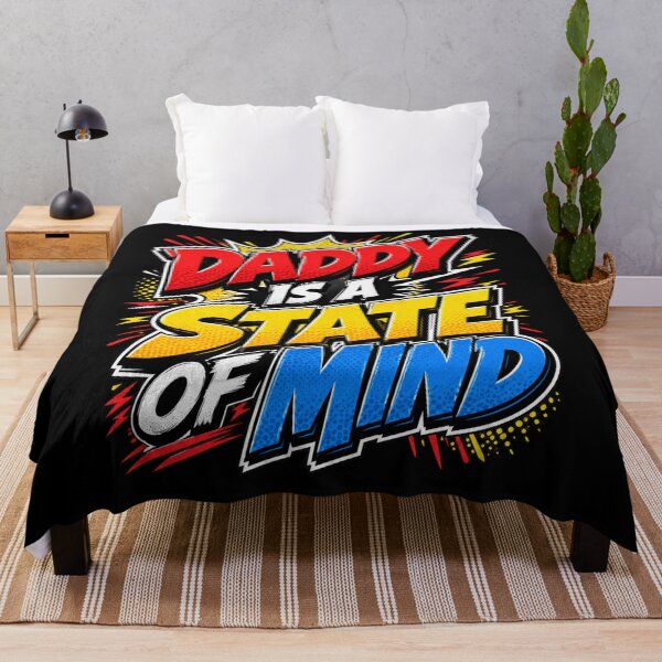 Item preview, Daddy Is A State Of Mind – Funny Comic Pop Art Dad Design designed and sold by creativebymateo.