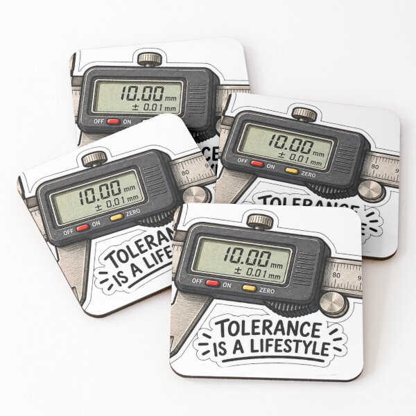 Item preview, Tolerance Is a Lifestyle – Engineer Caliper designed and sold by ChicClicker.