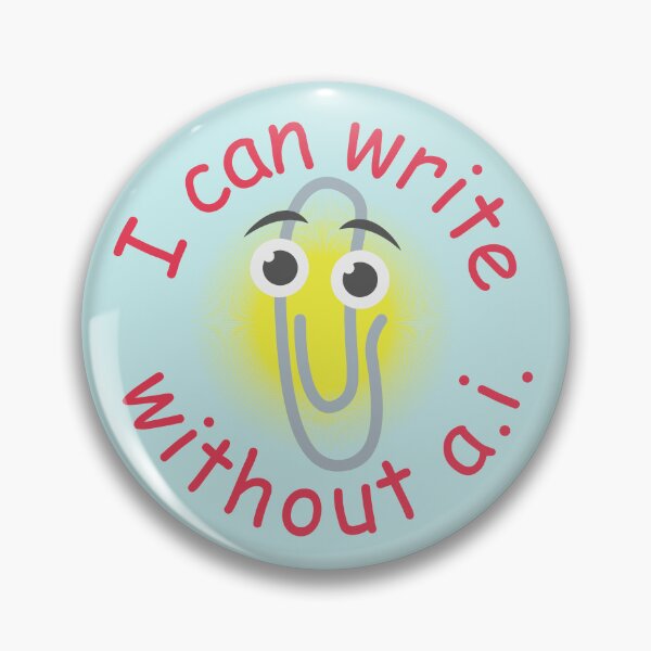Item preview, i can write without ai  designed and sold by remerasnerdas.