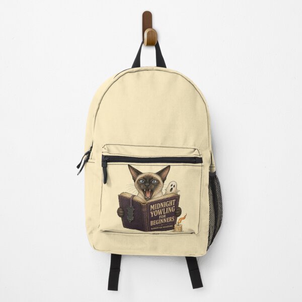 Item preview, Funny Siamese Cat Reading a Vintage Halloween Book designed and sold by Gentlestate.