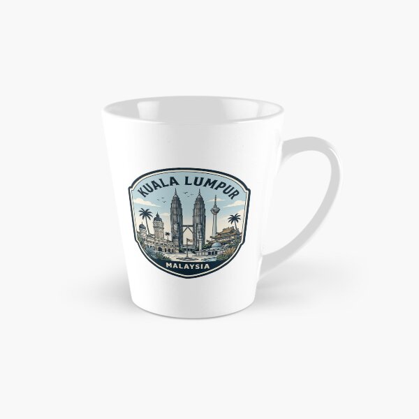 Artikelvorschau, Kuala Lumpur Malaysia Skyline Reiseabzeichen entworfen und verkauft von k3rstman1.