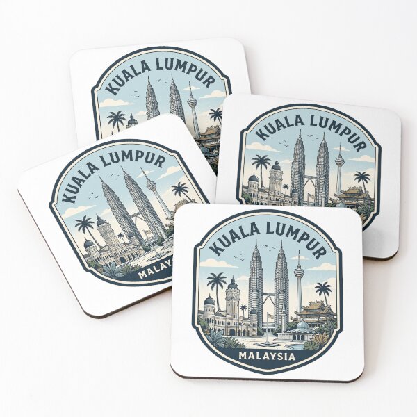 Item preview, Kuala Lumpur Malaysia Skyline Travel Badge designed and sold by k3rstman1.