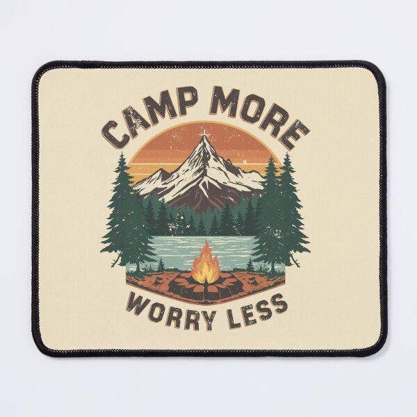 Item preview, Camp More Worry Less Vintage Camping designed and sold by Pransis_Diginer_26.