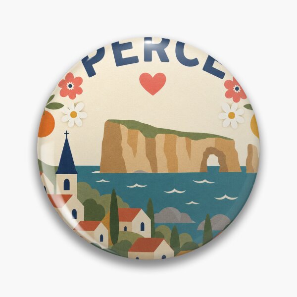 Item preview, Perce Canada Travel Souvenir Modern Folk Art designed and sold by VisualArtsOasis.