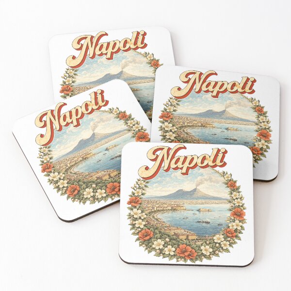 Item preview, Naples: Vintage Napoli Italy Vesuvius Floral Frame designed and sold by Ericscorner128.
