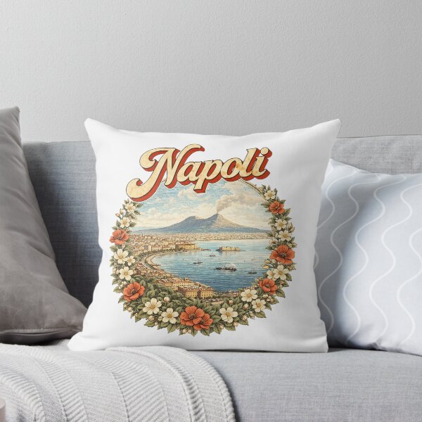 Item preview, Naples: Vintage Napoli Italy Vesuvius Floral Frame designed and sold by Ericscorner128.
