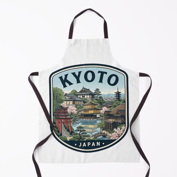 Item preview, Kyoto Japan Vintage Travel Poster Landmark Illustration designed and sold by k3rstman1.
