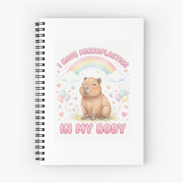 Item preview, Capybara I have microplastics in my body microplastic funny gag adult humor novelty meme memes pet christmas birthday designed and sold by CheeseBlueprint.