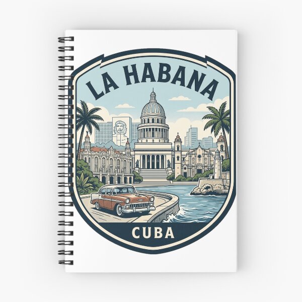 Item preview, Vintage La Habana Cuba Travel Poster Emblem designed and sold by k3rstman1.