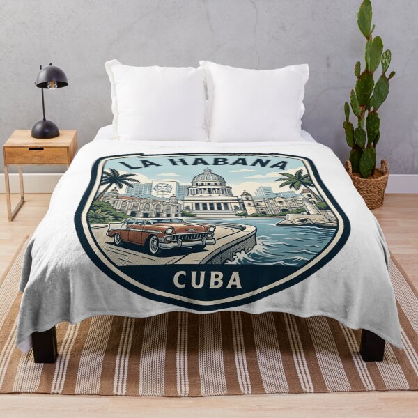 Item preview, Vintage La Habana Cuba Travel Poster Emblem designed and sold by k3rstman1.