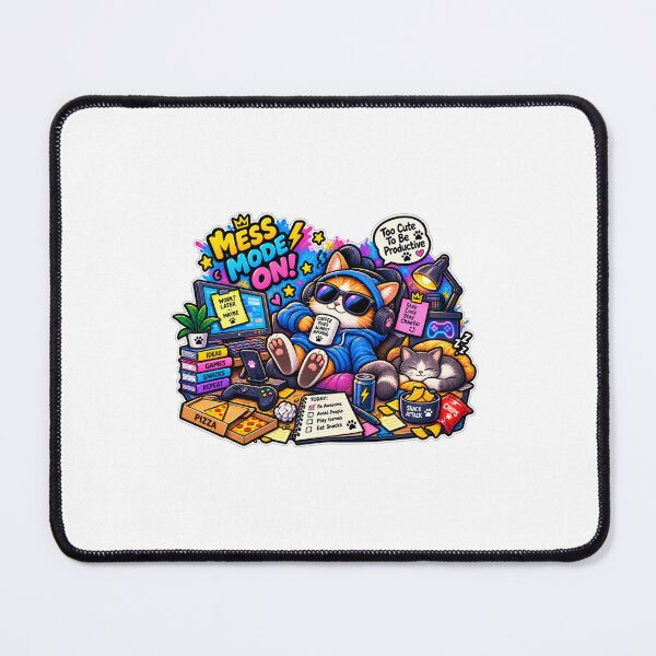 Item preview, Chaos Cat Work-from-Home designed and sold by MohamedAbozaid1.