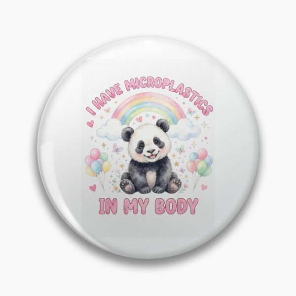 Item preview, Panda I have microplastics in my body microplastic funny gag adult humor novelty meme memes pet christmas birthday designed and sold by CheeseBlueprint.