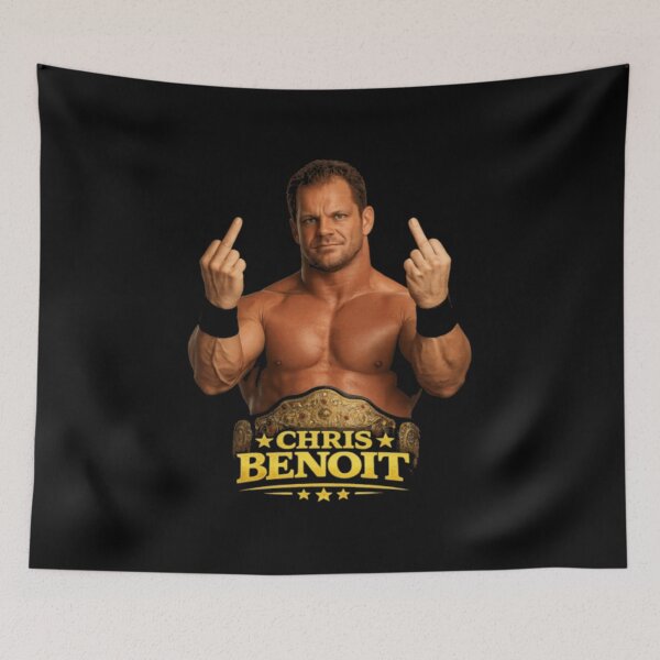 Item preview, Chris Benoit Flipping The Bird Vintage Classic designed and sold by korymorsevv.