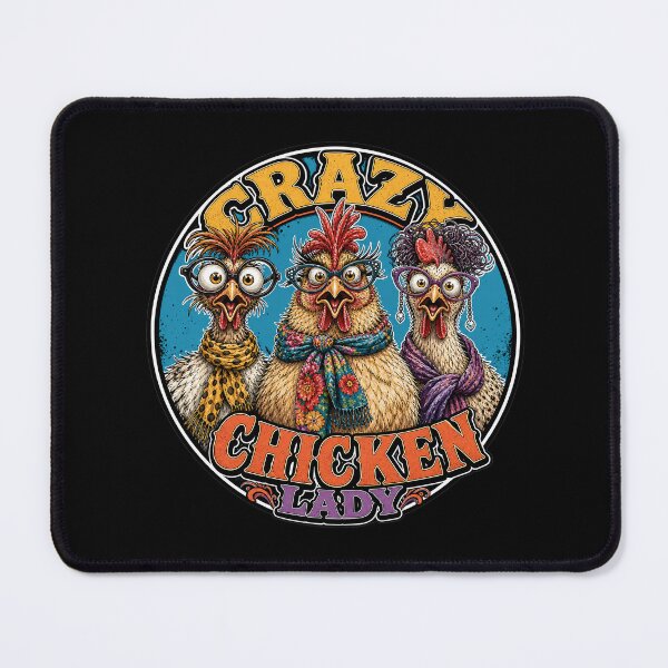 Item preview, Crazy Chicken Lady Squad - Strutting With Fabulous Attitude designed and sold by Wilcox PhotoArt.