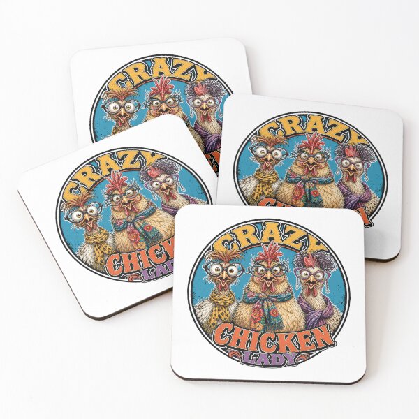 Item preview, Crazy Chicken Lady Squad - Strutting With Fabulous Attitude designed and sold by Wilcox PhotoArt.