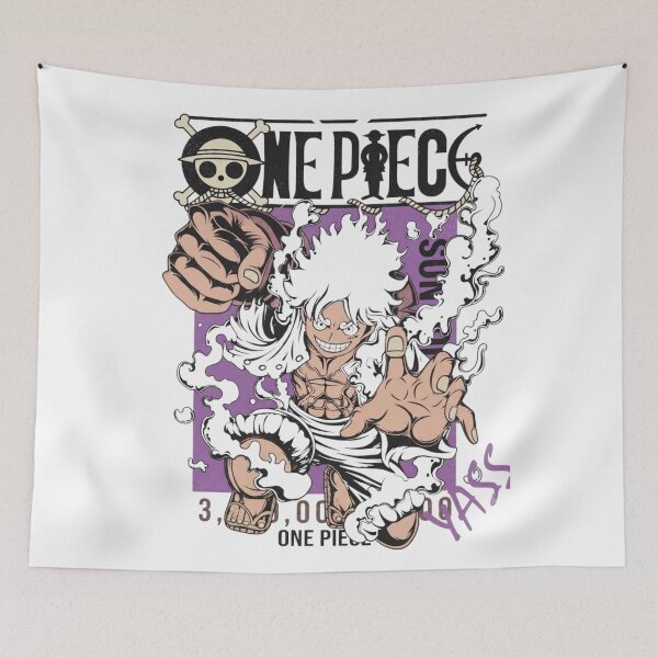 Item preview, Luffy Gear 5 Sun God Nika One Piece Anime Art designed and sold by FreakToons.