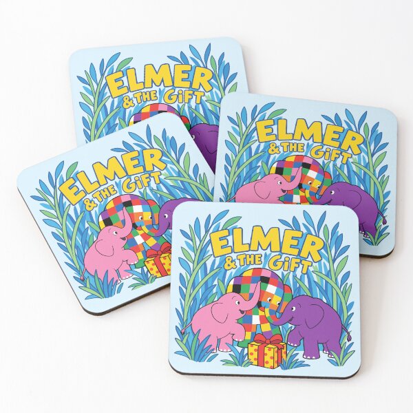 Item preview, Elmer and the Gift Colorful Friendship designed and sold by HappyToons Shop.