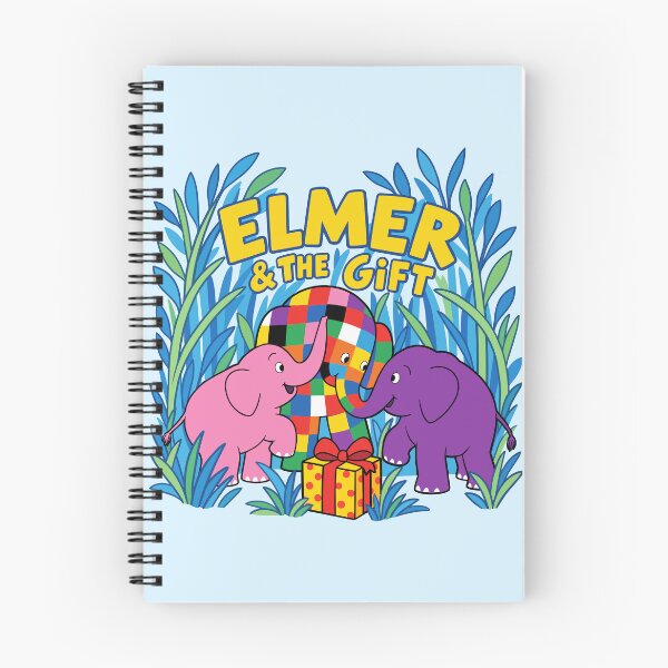 Item preview, Elmer and the Gift Colorful Friendship designed and sold by HappyToons Shop.