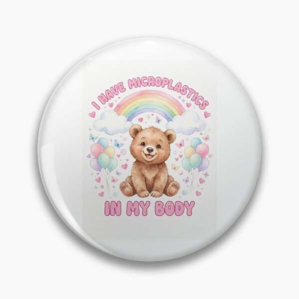 Item preview, Bear I have microplastics in my body microplastic funny gag adult humor novelty meme memes pet christmas birthday designed and sold by CheeseBlueprint.