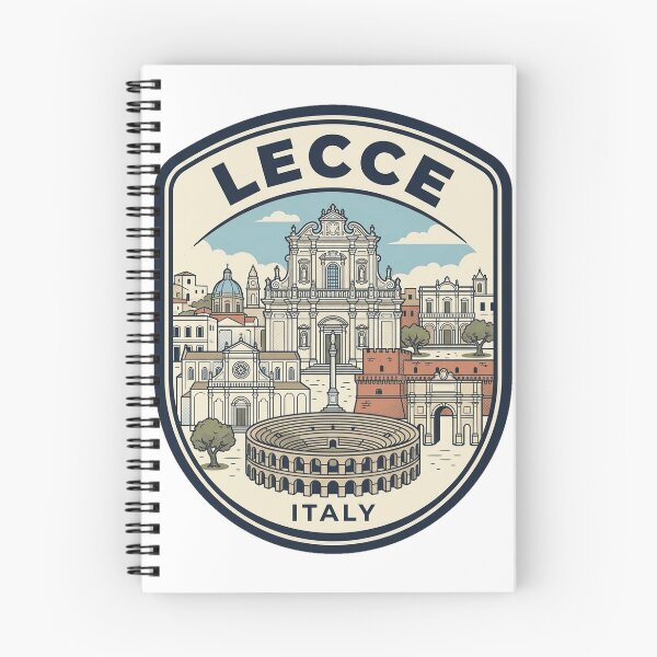 Item preview, Lecce Italy Vintage Travel Badge Illustration designed and sold by k3rstman1.