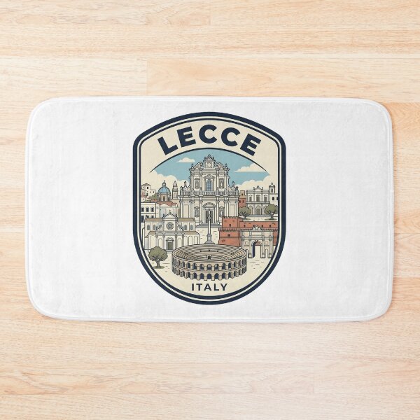 Item preview, Lecce Italy Vintage Travel Badge Illustration designed and sold by k3rstman1.