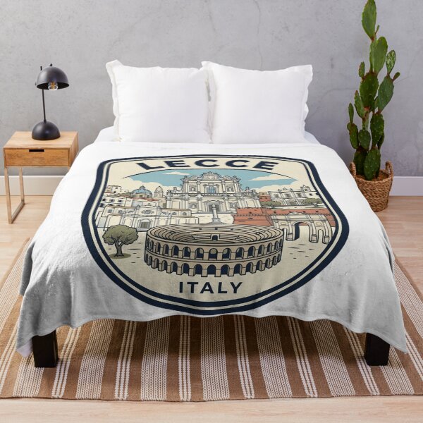 Item preview, Lecce Italy Vintage Travel Badge Illustration designed and sold by k3rstman1.
