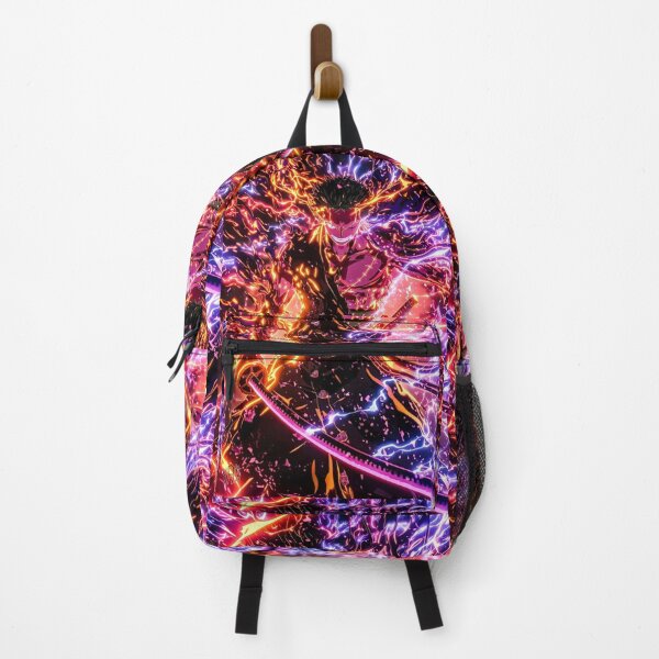 Item preview, Neon Flame Thunder Samurai – Fiery Lightning Warrior Anime Style designed and sold by Dyan4.