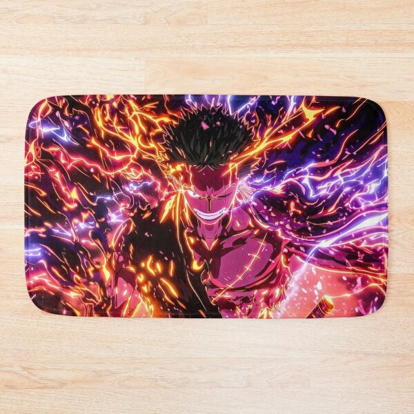 Item preview, Neon Flame Thunder Samurai – Fiery Lightning Warrior Anime Style designed and sold by Dyan4.