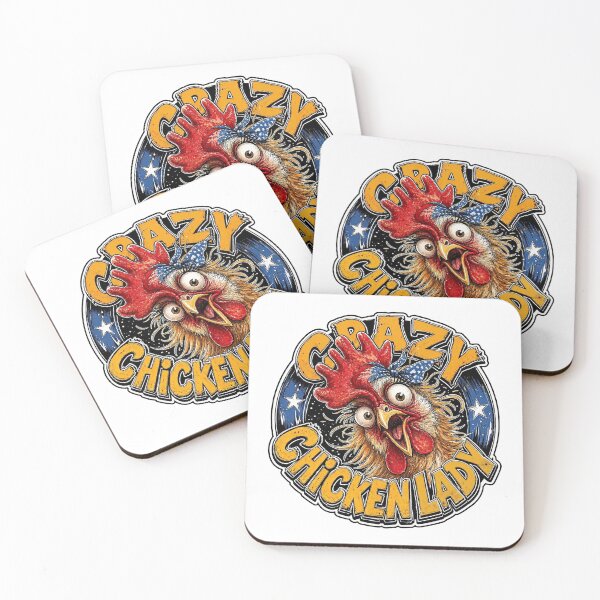 Item preview, Crazy Chicken Lady  - Funny Chicken designed and sold by Wilcox PhotoArt.