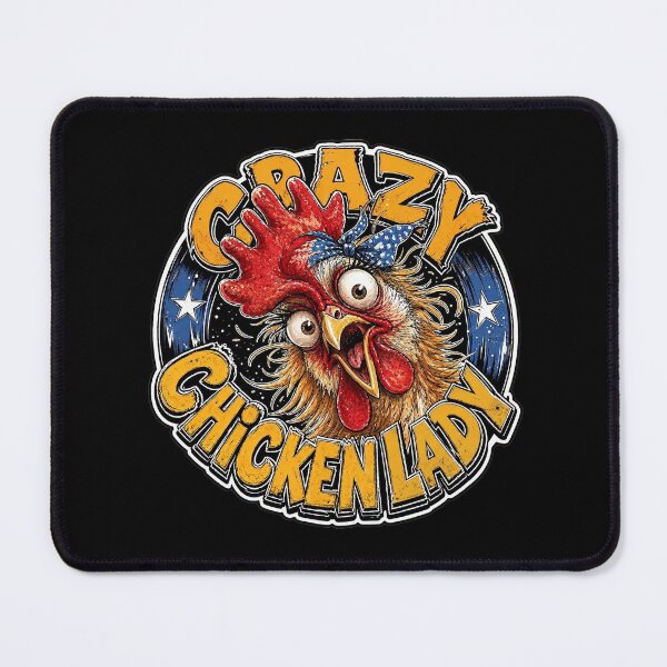 Item preview, Crazy Chicken Lady  - Funny Chicken designed and sold by Wilcox PhotoArt.