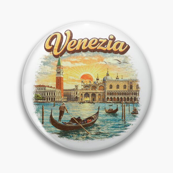 Artikelvorschau, Venedig: Vintage-Szene in einer Gondel bei Sonnenuntergang in Venedig, Italien entworfen und verkauft von Ericscorner128.