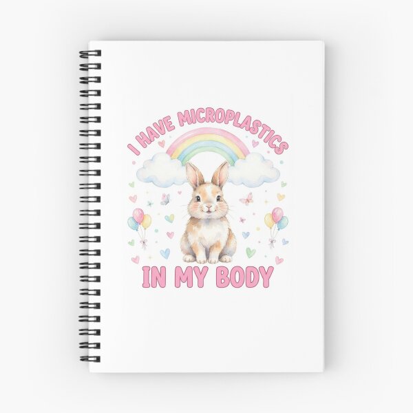 Item preview, Rabbit I have microplastics in my body microplastic funny gag adult humor novelty meme memes pet christmas birthday designed and sold by CheeseBlueprint.