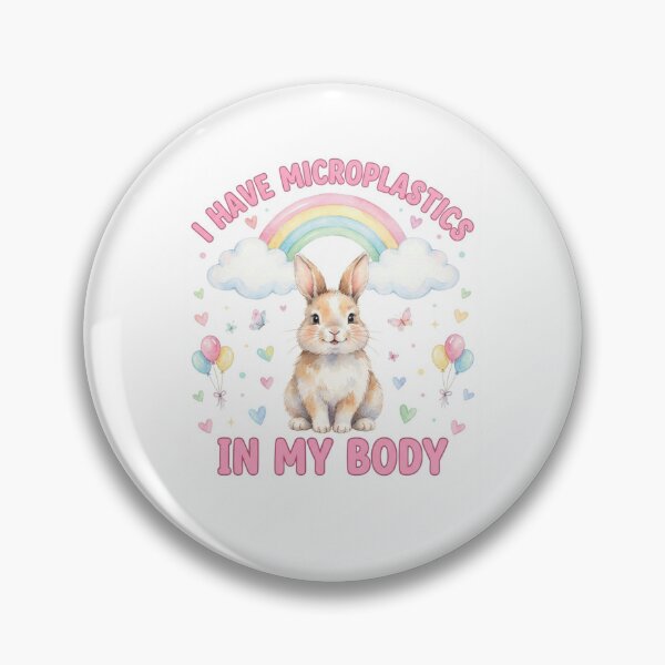 Item preview, Rabbit I have microplastics in my body microplastic funny gag adult humor novelty meme memes pet christmas birthday designed and sold by CheeseBlueprint.