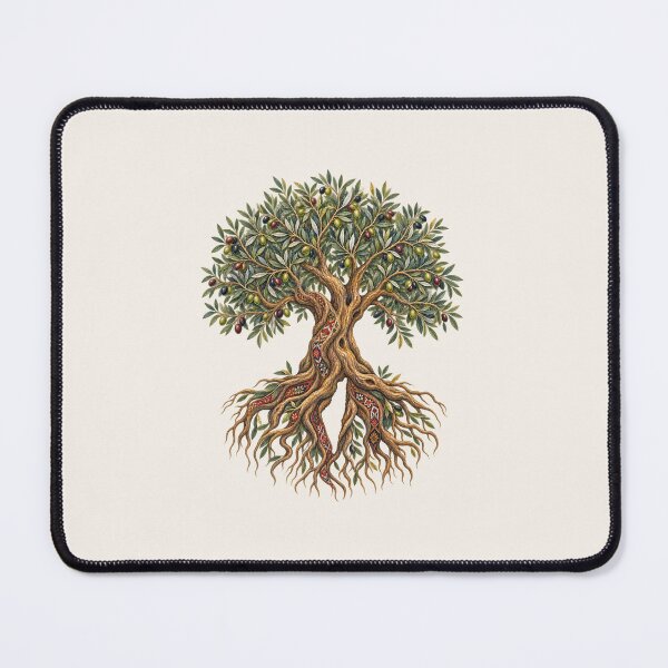 Item preview, Rooted in Palestine Olive Tree designed and sold by Rawan Karam | Palestinian Art & Design.