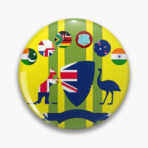 Item preview, Australia Men's Cricket 6x World Champions - Host Nations Crest (1987-2023) designed and sold by p-Phictures4.